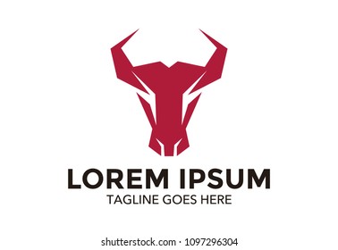 bulls logo vector design