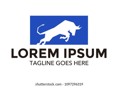 bulls logo vector design