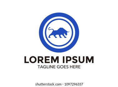 bulls logo vector design