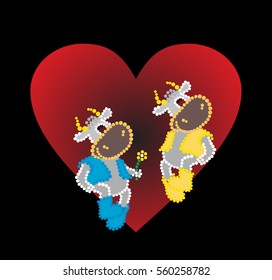 Bulls in love