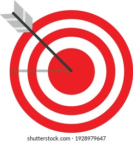 Bullseye or dart board icon image