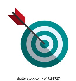 bullseye with dart icon image 