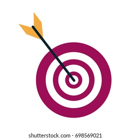 bullseye with dart icon image 