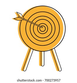 bullseye with dart icon image 