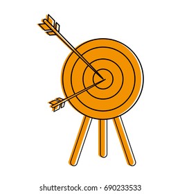 bullseye or dartboard icon image 