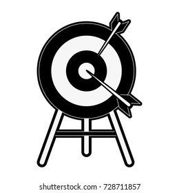 bullseye with darts icon image 