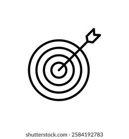 Bullseye icon Art design illustration