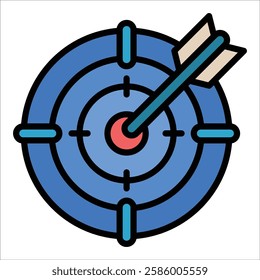 Bullseye Icon Element For Design