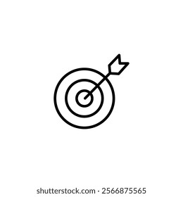 Bullseye Icon Ideal for Target and Accuracy Themes