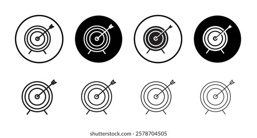 Bullseye icon Isolated flat vector in outline