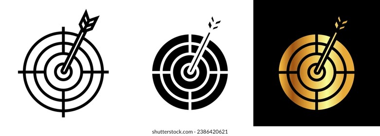 The Bullseye icon symbolizes precision, accuracy, and hitting the target dead center. It represents focus, goal achievement, and excellence in aiming for success.