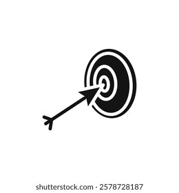 Bullseye icon Thin line art collection