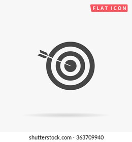 Bullseye Icon Vector. 