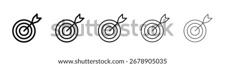 Bullseye icon Vector Art Illustration