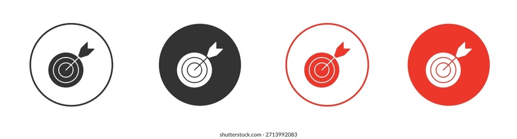 Bullseye icon. web vector design