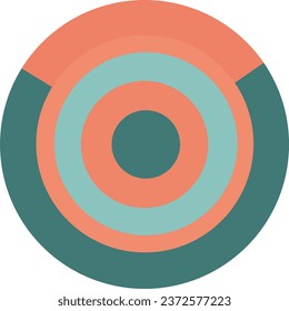 Bullseye Insights Flat Design Target Infographics