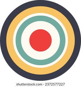 Bullseye Insights Flat Design Target Infographics