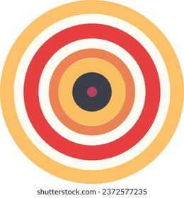 Bullseye Insights Flat Design Target Infographics