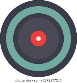 Bullseye Insights Flat Design Target Infographics