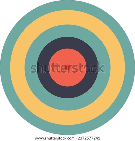 Bullseye Insights Flat Design Target Infographics