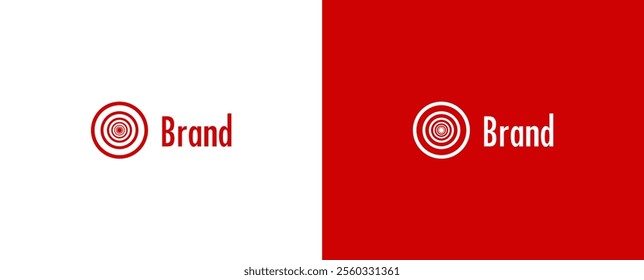 Bullseye Logo Design. Simple Design Target Circle