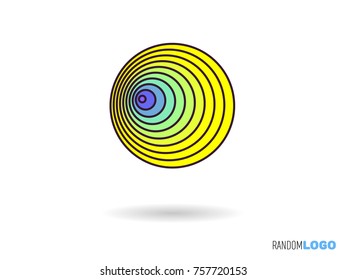 Bullseye logo on target. Unique for your company