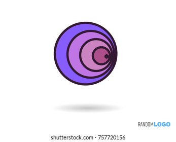 Bullseye logo on target. Unique for your company