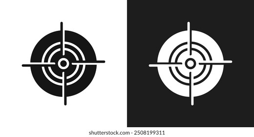 Vector de conjunto de logotipos de icono de puntero Bullseye
