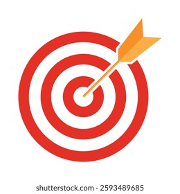 Bullseye Target with Arrow, Success