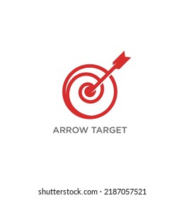 Bullseye target icon symbol. Arrow dart targeting market logo sign. on target logo Vector illustration image. Isolated on white background.
