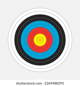 Bullseye target vector illustration design