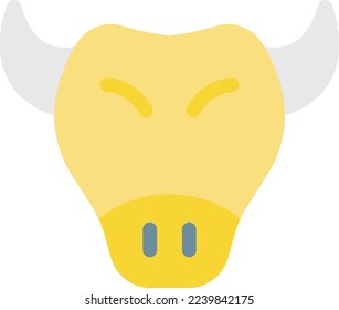 ilustración bullVector en un fondo transparente. Símbolos de calidad superior. Iconos vectoriales de color de línea para el concepto y el diseño gráfico. 
