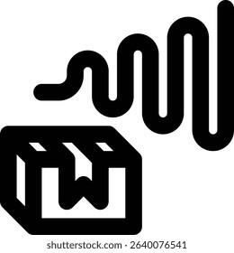 Bullwhip Effect, Supply Chain, Logistics Outline Icon