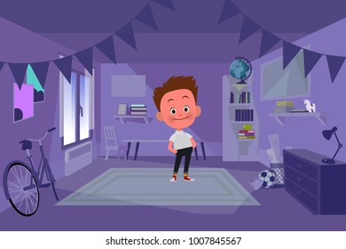 bully boy in his room