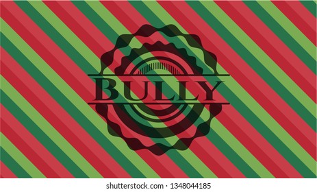 Bully christmas emblem.