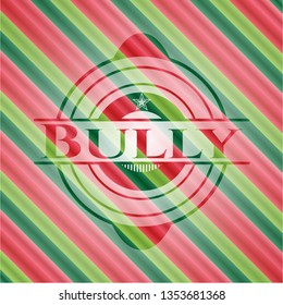 Bully christmas emblem.