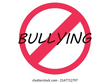 Bullying Bullying Prohibited Icon Stock Vector (Royalty Free ...