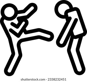 bullying Vector illustration on a transparent background.Premium quality symmbols.Stroke vector icon for concept and graphic design. 
