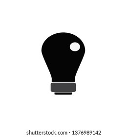 Bulp icon in trendy flat style isolated on background. Bulp icon page symbol for your web site design Bulp icon logo, app, UI , on white background Vector. - Vector - Vector
