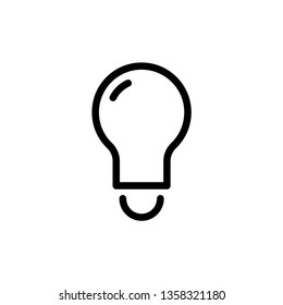 Bulp Lamp Icon Vector