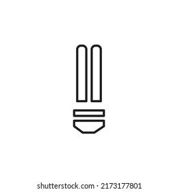 vector de lámpara de bulto para presentación de iconos de símbolo del sitio web