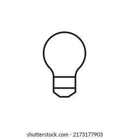 vector de lámpara de bulto para presentación de iconos de símbolo del sitio web