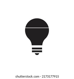 vector de lámpara de bulto para presentación de iconos de símbolo del sitio web