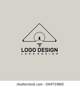 Bulp Logo Design. Creative brainstorm concept business and education idea