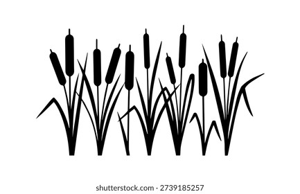 Bulrush Cattail Plant Ilustración