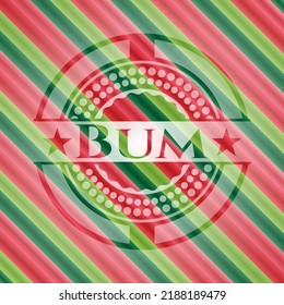 Bandera de colores de navidad. Ilustración vectorial. Detallado. 