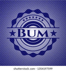 Bum with jean texture