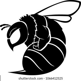 Bumble Bee Cartoon Silhouette