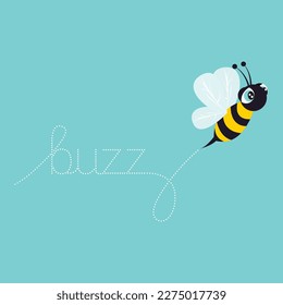 Bumble bee vector illustration graphic