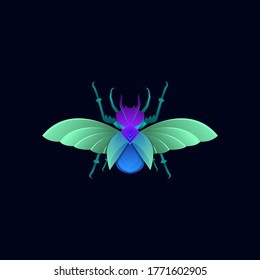 Bumblebee , colorful design vector